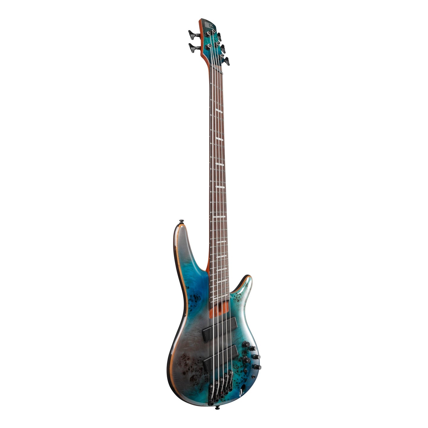 Ibanez SRMS805-TSR 5-String Multi-Scale Bass Guitar | Tropical Seafloor