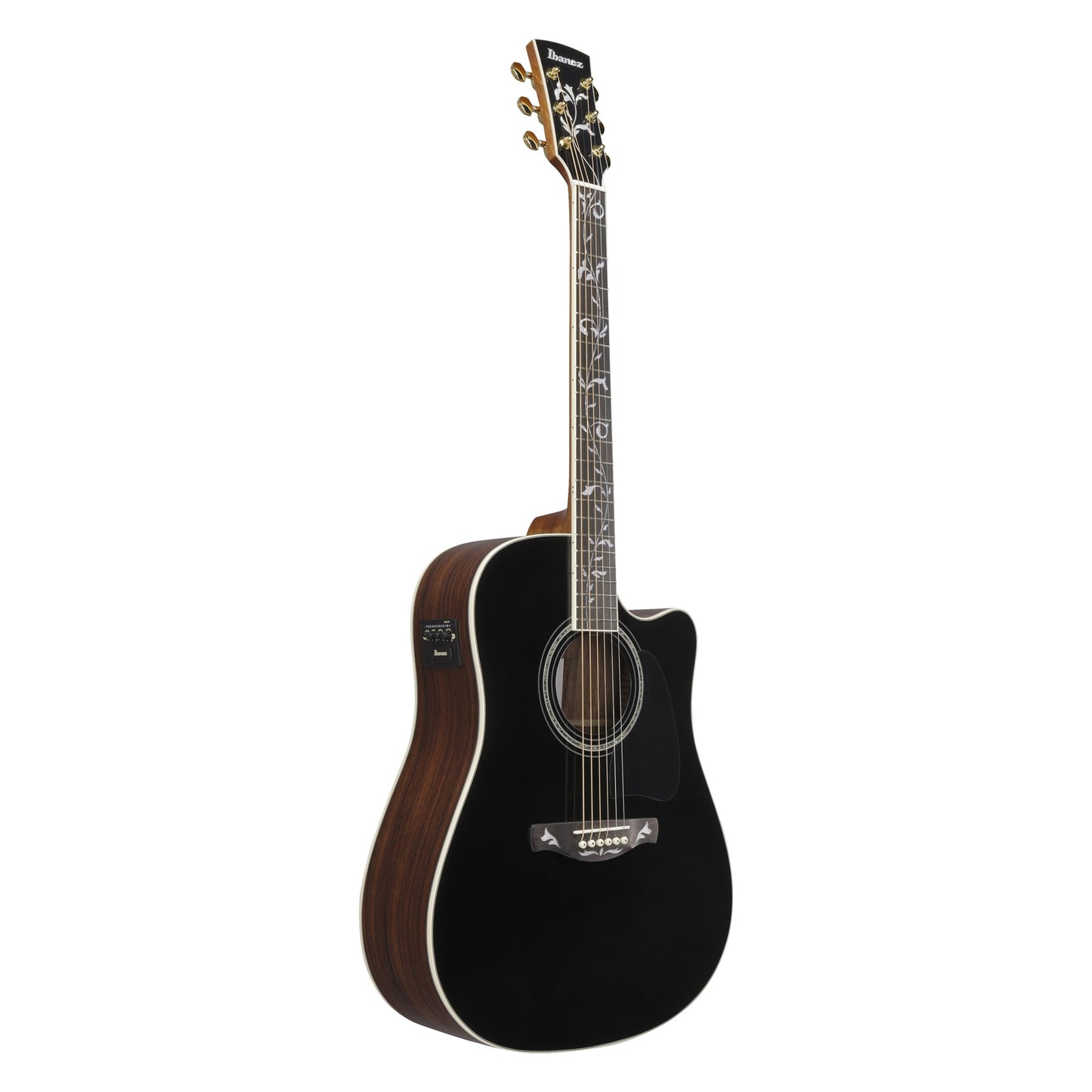 Ibanez AW391RCE-BKH - Acoustic Electric Guitar | Black High Gloss