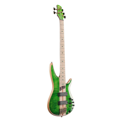 Ibanez SR5FMDX-EGL 5-String Bass Guitar | Emerald Green Low Gloss