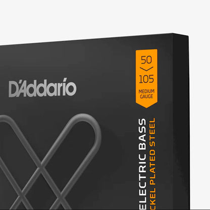 D'Addario XTB50105 XT Nickel Coated Bass Guitar Strings 50-105