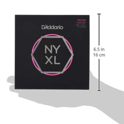 D'Addario NYXL45130 NYXL 5-String Bass Guitar Strings 45-130