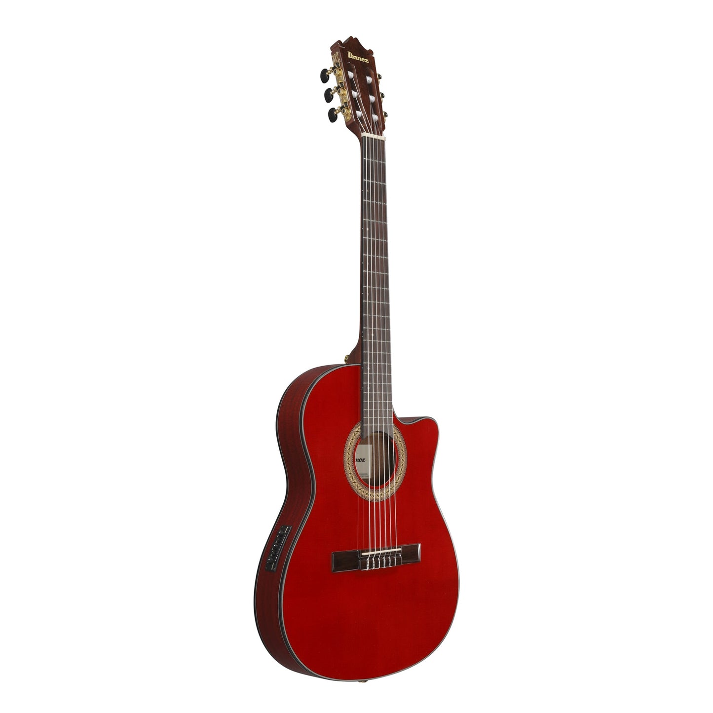Ibanez GA35TCE-SRR Classical Acoustic Electric Guitar | Sapphire Red High Gloss
