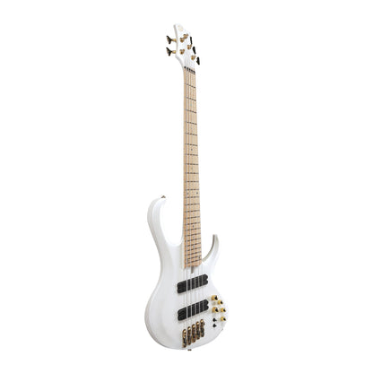 Ibanez BTB605MLM-PWM Bass Guitar | Pearl White Matte