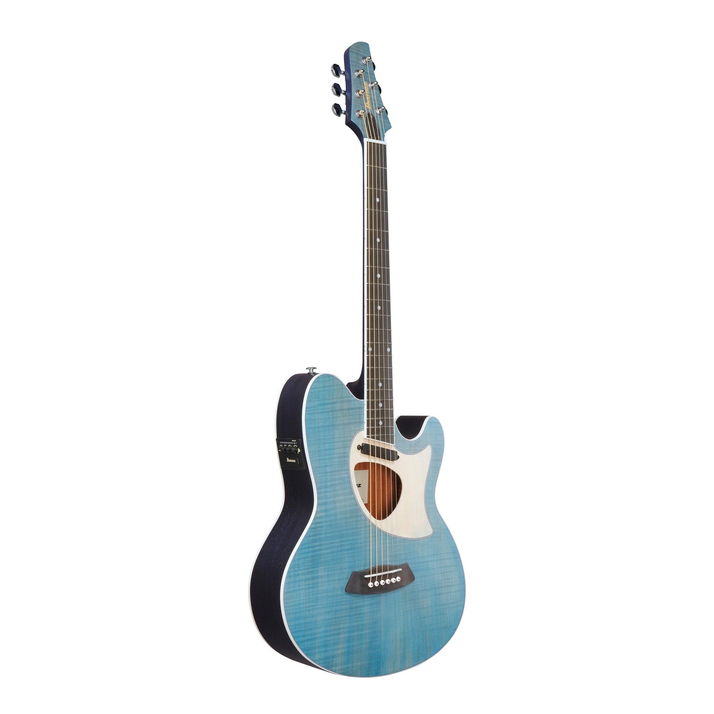 Ibanez TCM50FM-ODB - Acoustic Electric Guitar | Open Pore Denim Blue