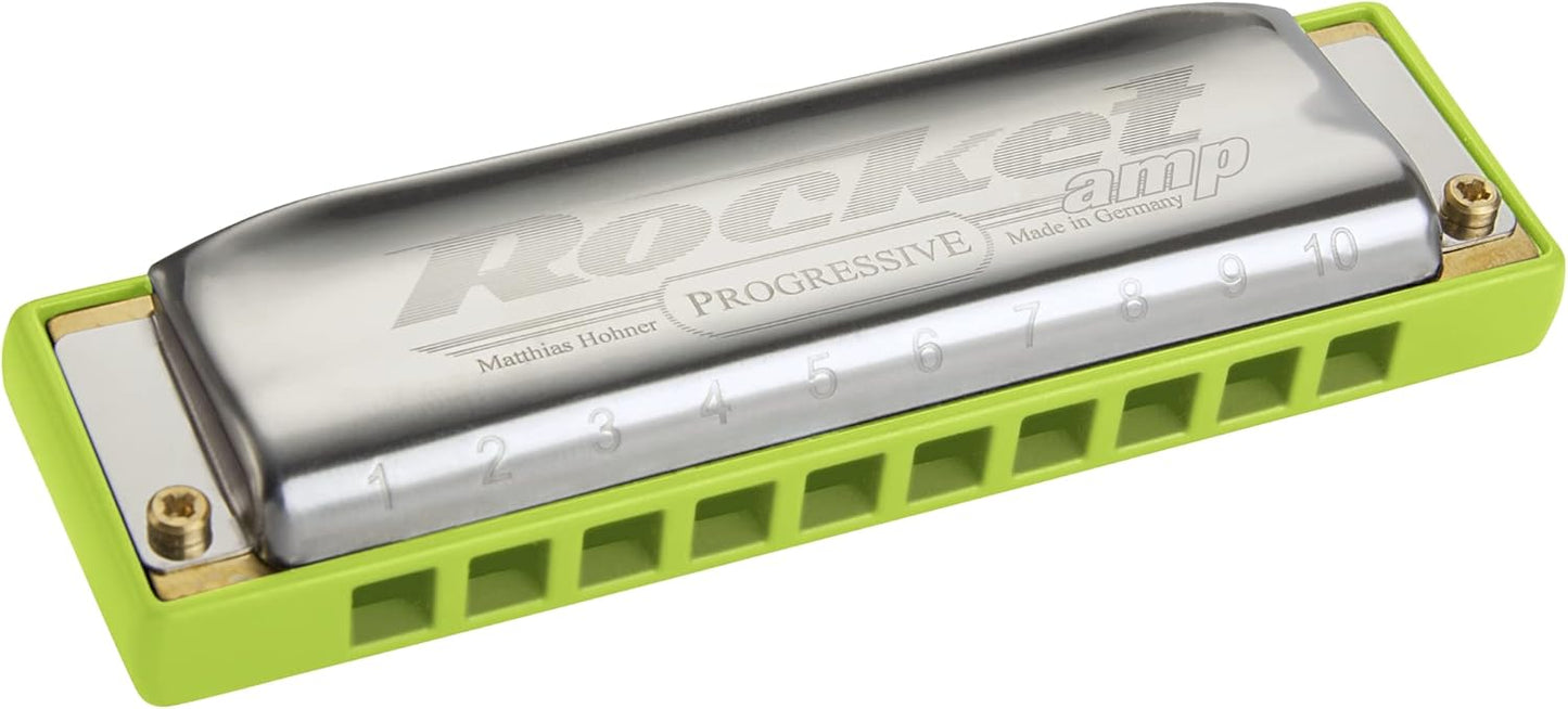 Hohner Rocket Amp – Diatonic Harmonica | Key C | Green