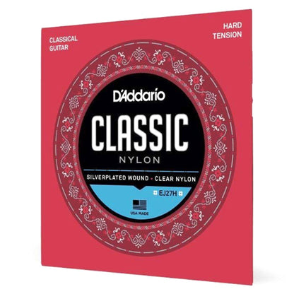 D'Addario EJ27H Classic Nylon Classical Guitar Strings Hard Tension