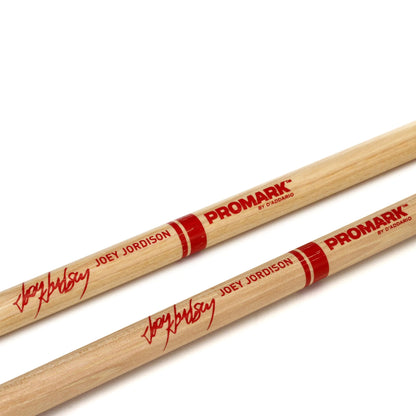 Promark TX515W Hickory 515 Joey Jordison Signature Drumsticks | Slim Neck | Wooden