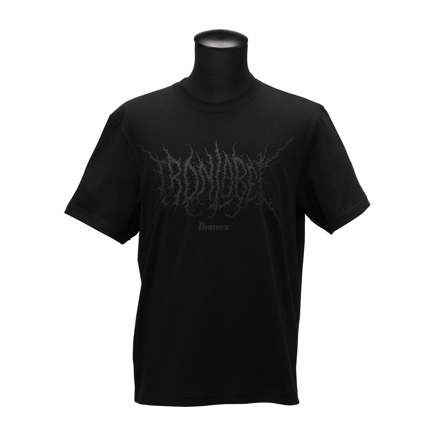 Ibanez IBAT011L Iron Label T-Shirt – Black Large Unisex