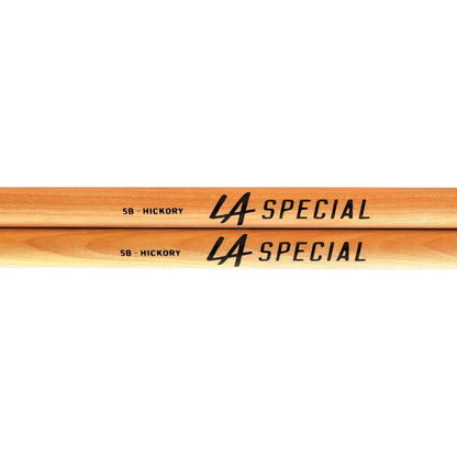 Promark LA5BW LA Special 5B American Hickory Drumsticks | Oval Wood Tip | Wooden