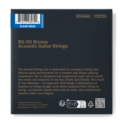 Dunlop DAB1356 Acoustic Guitar Strings 13-56