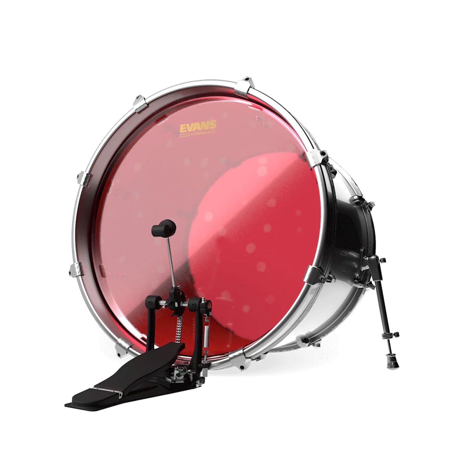 Evans BD22HR Hydraulic 22" Bass Drumhead | Red
