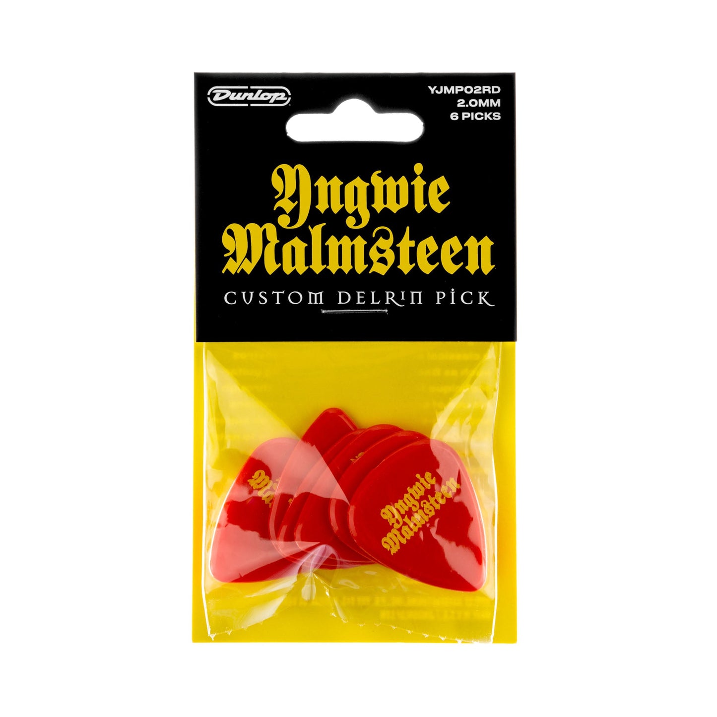 Dunlop YJM-02RD Yngwie Malmsteen Pick 2.0mm