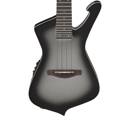 Ibanez UICT100-MGS – Iceman Tenor Ukulele | Metallic Gray Sunburst