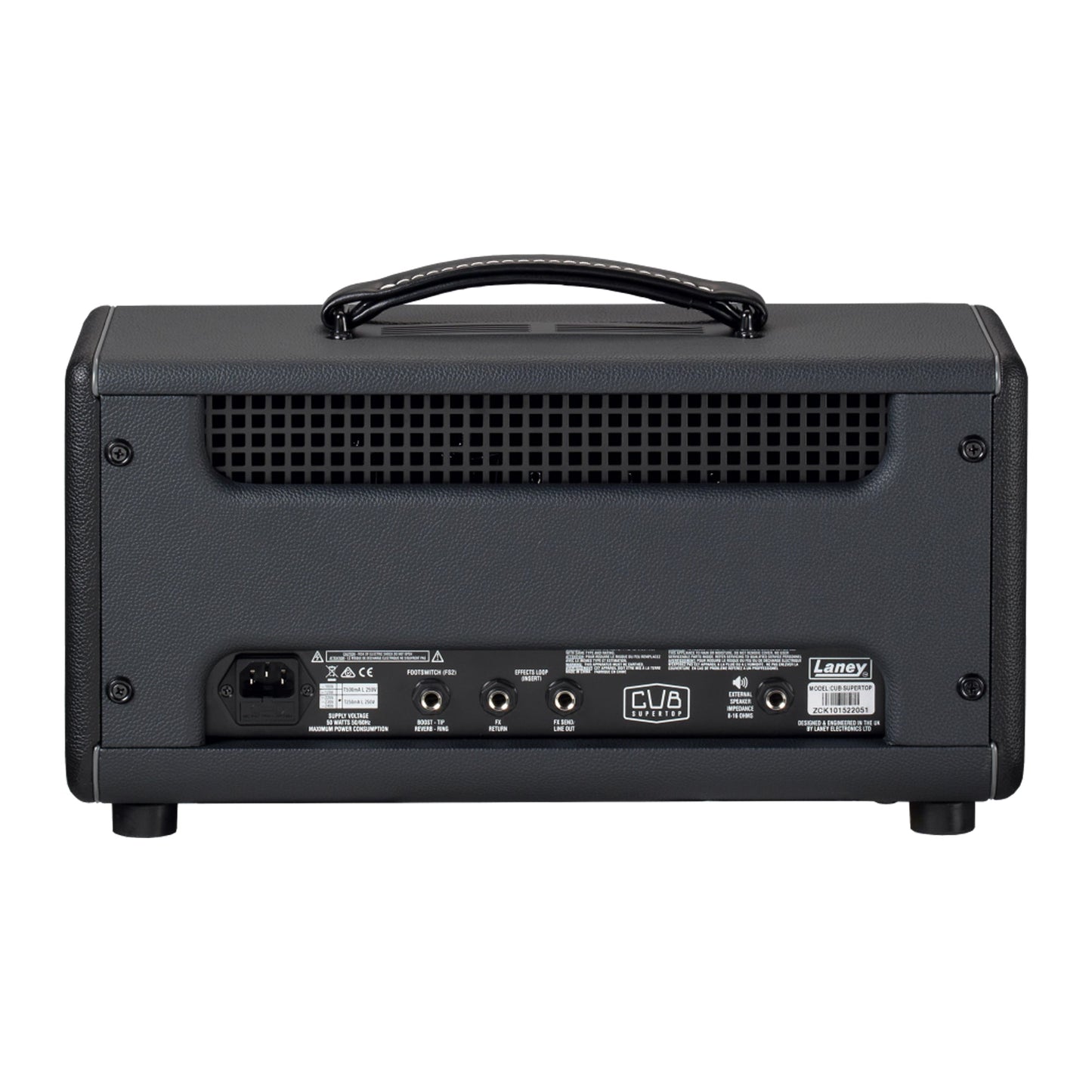 Laney CUB-SUPERTOP 15W All-Tube Guitar Amp Head | Black