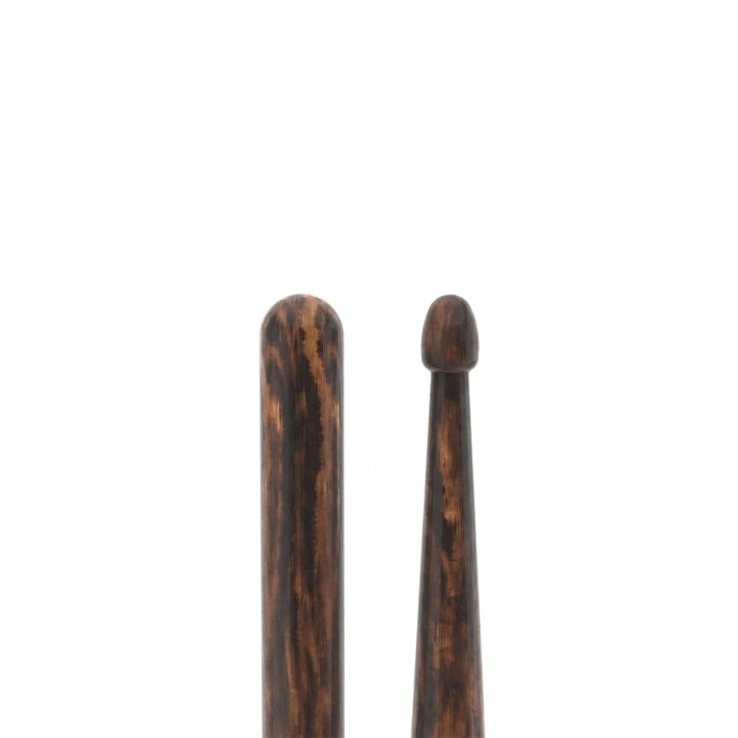 Promark TX7AW-FG Classic 7A FireGrain Flame-Hardened Hickory Drumsticks | Oval Wood Tip | Brown