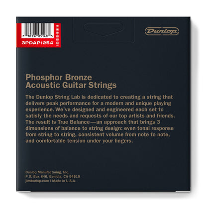 Dunlop DAP1254 Acoustic Guitar Strings 12-54