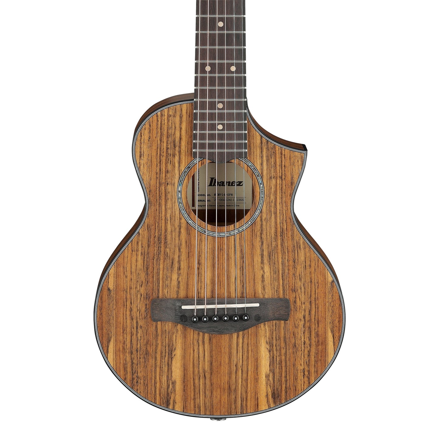 Ibanez EWP14WB-OPN - Piccolo Acoustic Guitar | Open Pore Natural