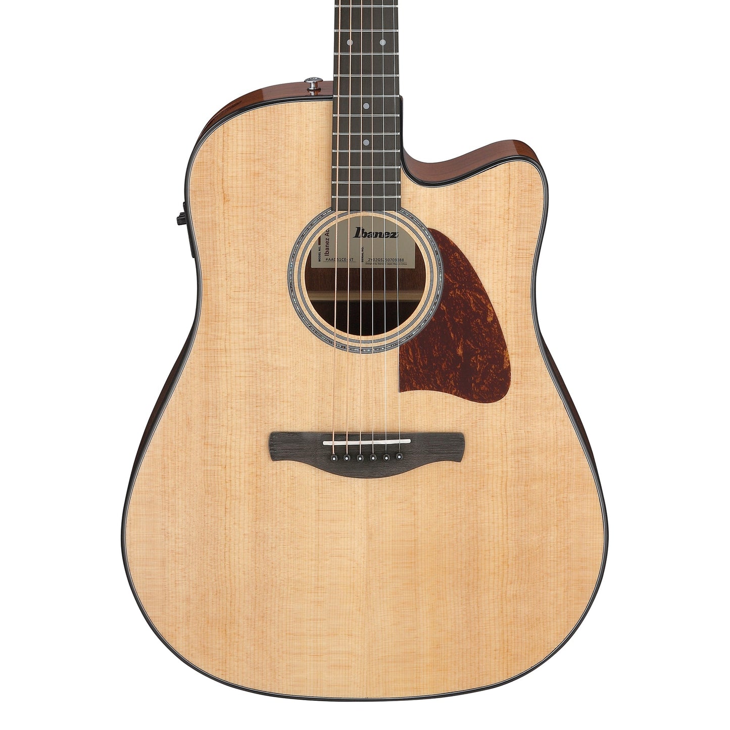 Ibanez AAD51CE-NT - Advanced Acoustic Guitar | Natural High Gloss