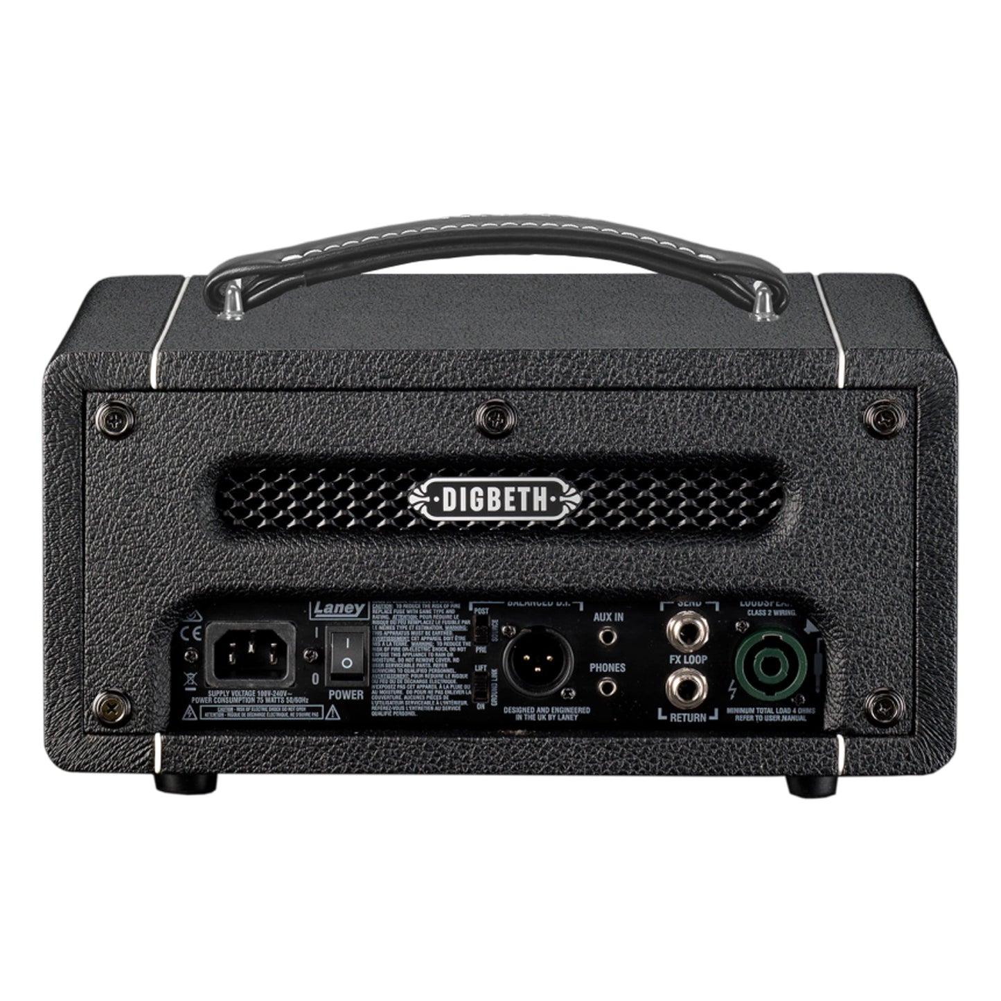 Laney DB200H Digbeth 200W Hybrid Bass Amp Head | Black