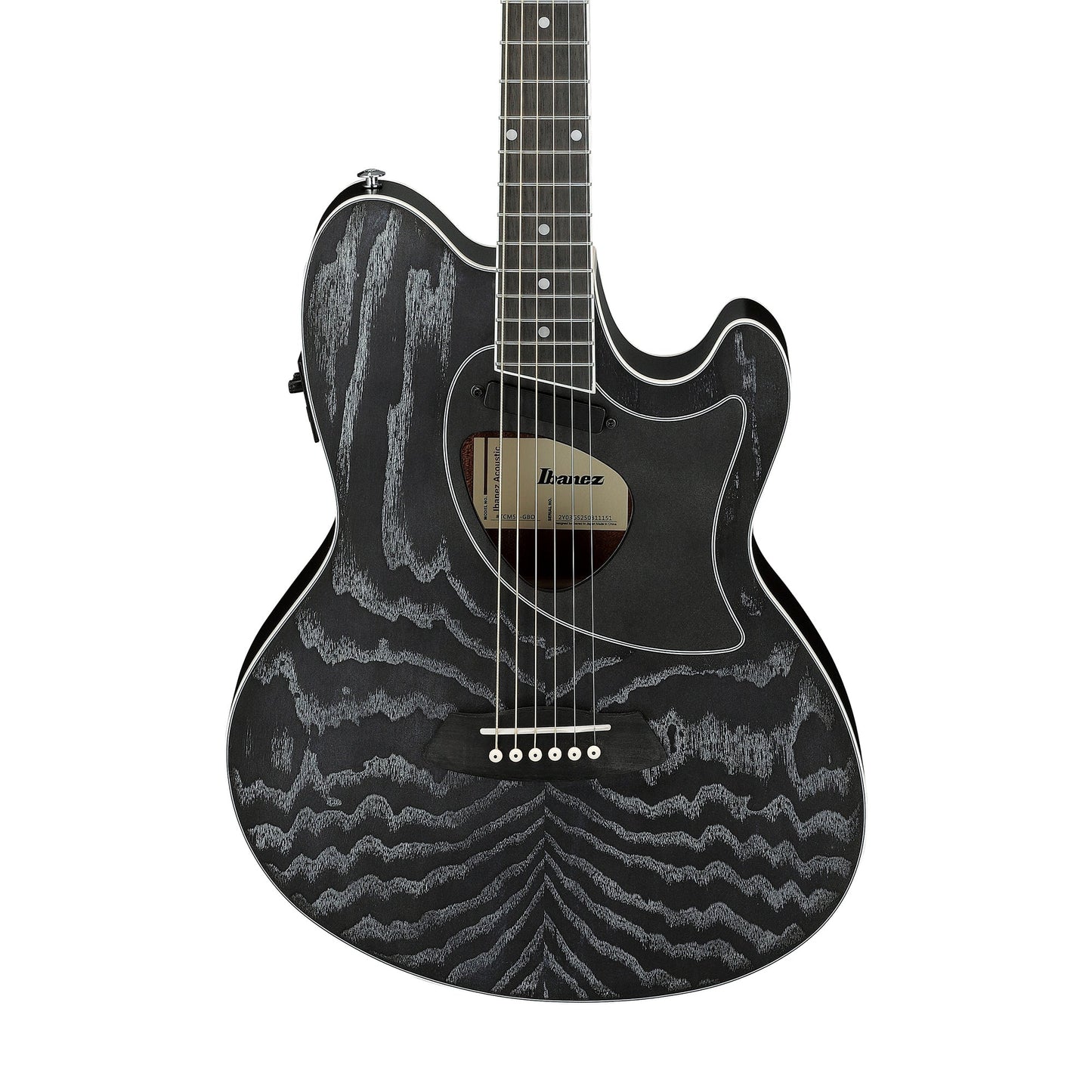 Ibanez TCM50-GBO - Acoustic Electric Guitar | Galaxy Black Open Pore