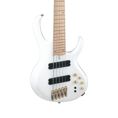 Ibanez BTB605MLM-PWM Bass Guitar | Pearl White Matte