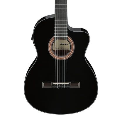 Ibanez GA11CE-BK Classical Electric Guitar | Black High Gloss