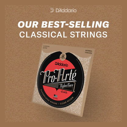 D'Addario EJ45 Pro-Arté Nylon Classical Guitar Strings Normal Tension