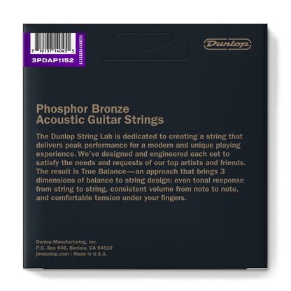 Dunlop DAP1152 Acoustic Guitar Strings 11-52