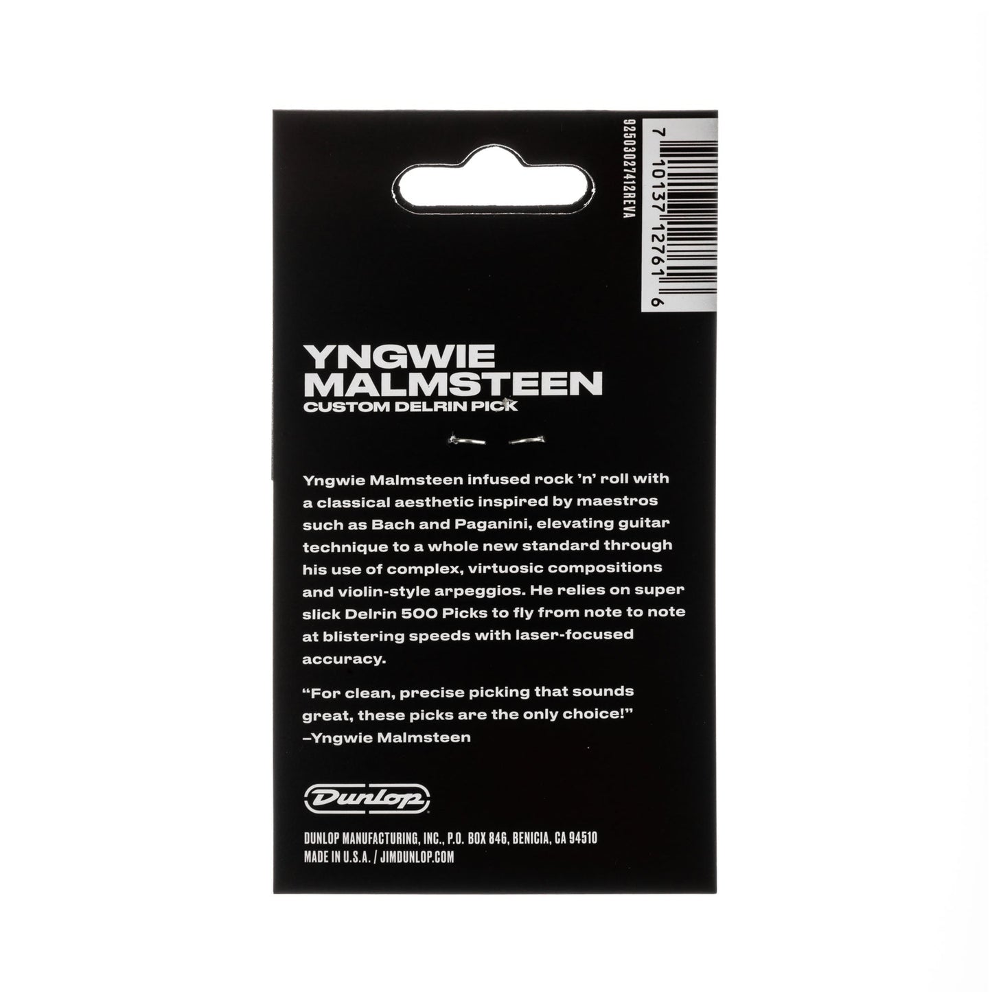 Dunlop YJMP01WH Yngwie Malmsteen Pick 1.5mm