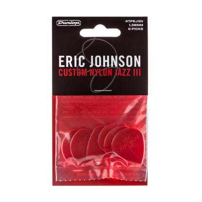 Dunlop 47PEJ3N Eric Johnson Jazz III Pick | Red