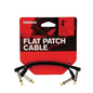 D'Addario PW-FPRR-204 Flat Patch Cable Right Angle 4-Inch Twin Pack
