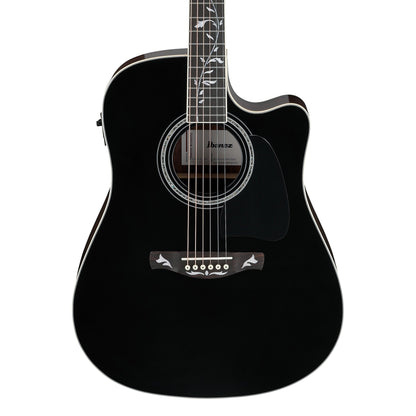 Ibanez AW391RCE-BKH - Acoustic Electric Guitar | Black High Gloss
