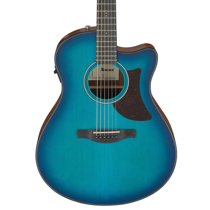 Ibanez AAM50CE-SBO - Acoustic Electric Guitar | Sapphire Blue Burst Open Pore