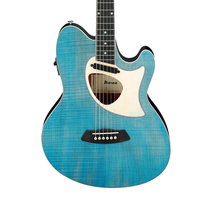 Ibanez TCM50FM-ODB - Acoustic Electric Guitar | Open Pore Denim Blue