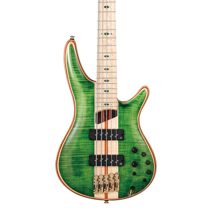 Ibanez SR5FMDX-EGL 5-String Bass Guitar | Emerald Green Low Gloss