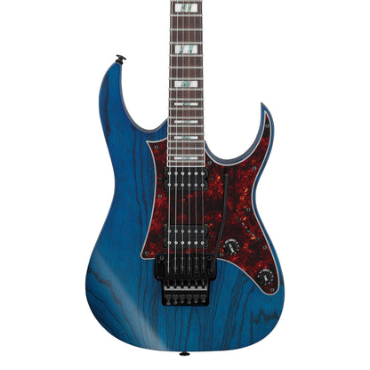 Ibanez RG653DX-TDF Electric Guitar | Transparent Deep Blue Flat