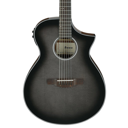 Ibanez AEWC11-TCB - Acoustic Electric Guitar | Transparent Charcoal Burst High Gloss