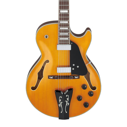 Ibanez GB10EM-AA Hollow Body Electric Guitar | Antique Amber