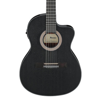 Ibanez GA5MHTCE-WK - Classical Acoustic Electric Guitar | Weathered Black Open Pore