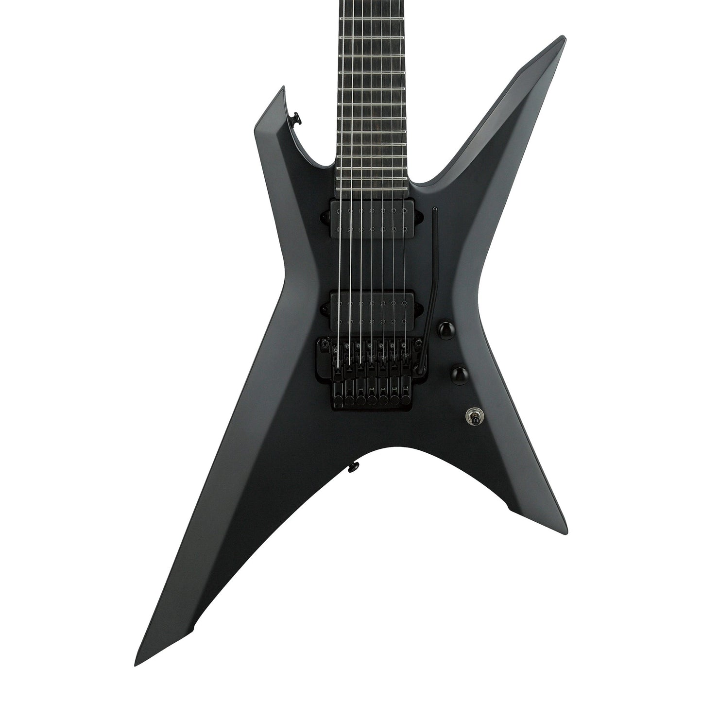 Ibanez XPTB720-BKF Iron Label Xiphos 7-String Electric Guitar | Black Flat