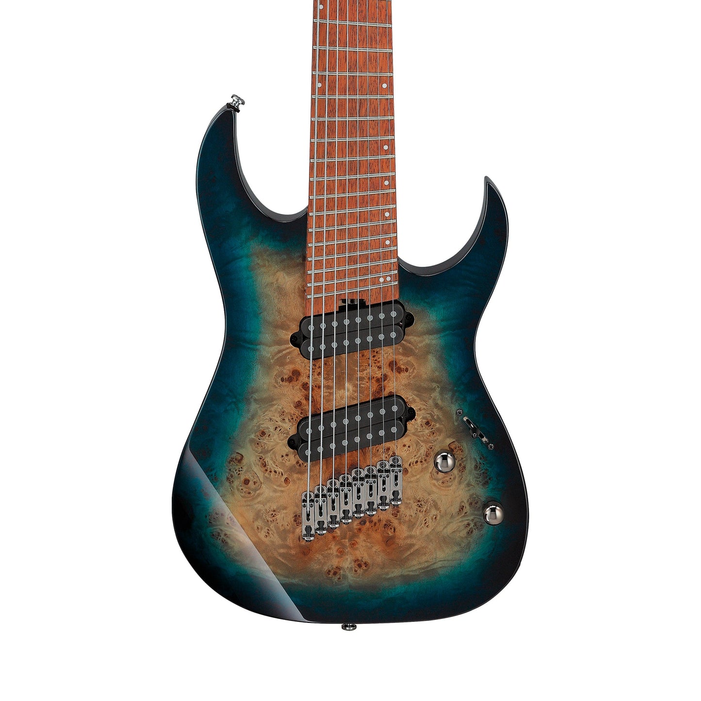 Ibanez RGMS8PB-CBS 8-String Electric Guitar | Cosmic Blue Starburst