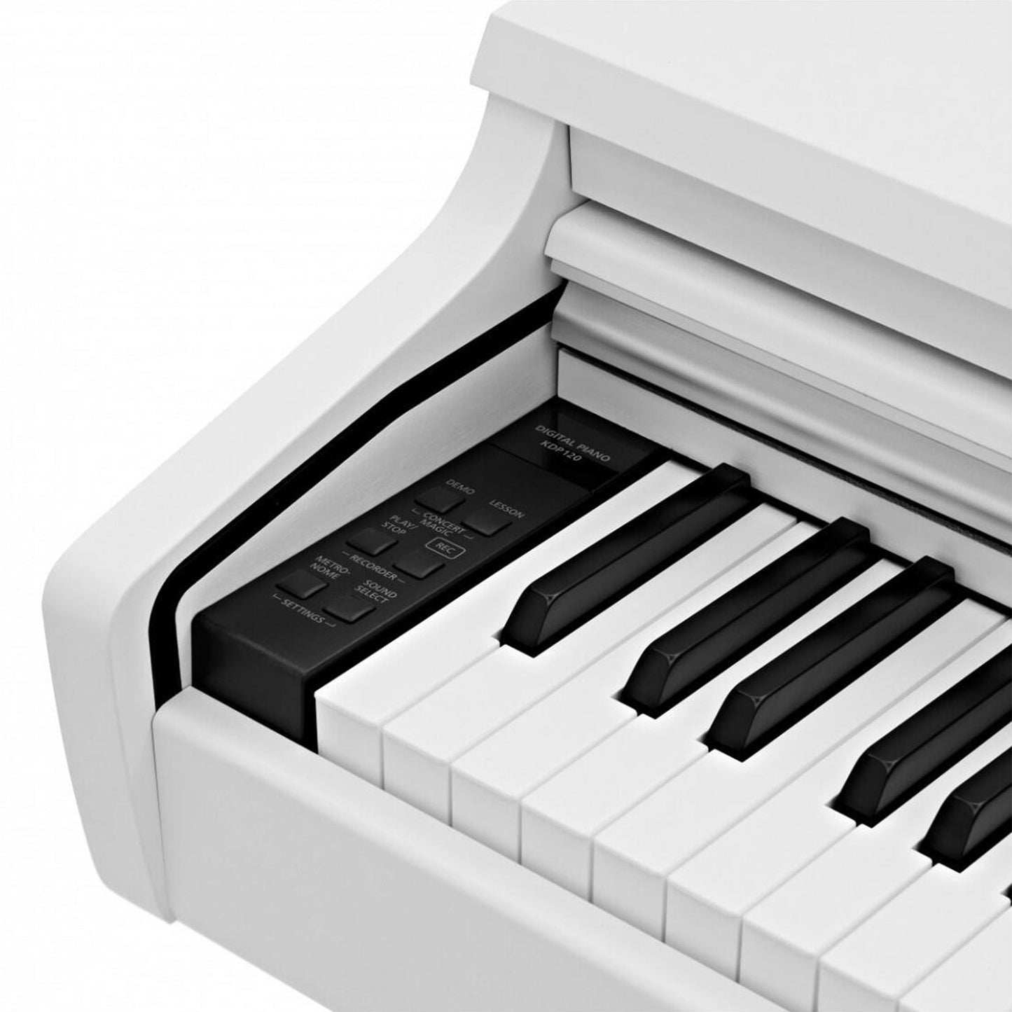 Kawai KDP120W Digital Home Piano With Bench | Premium Satin White