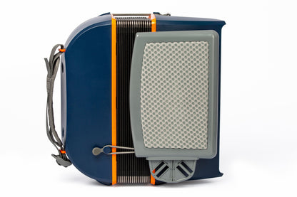 Hohner XS Child – Accordion | 21 Keys | Dark Blue/Orange
