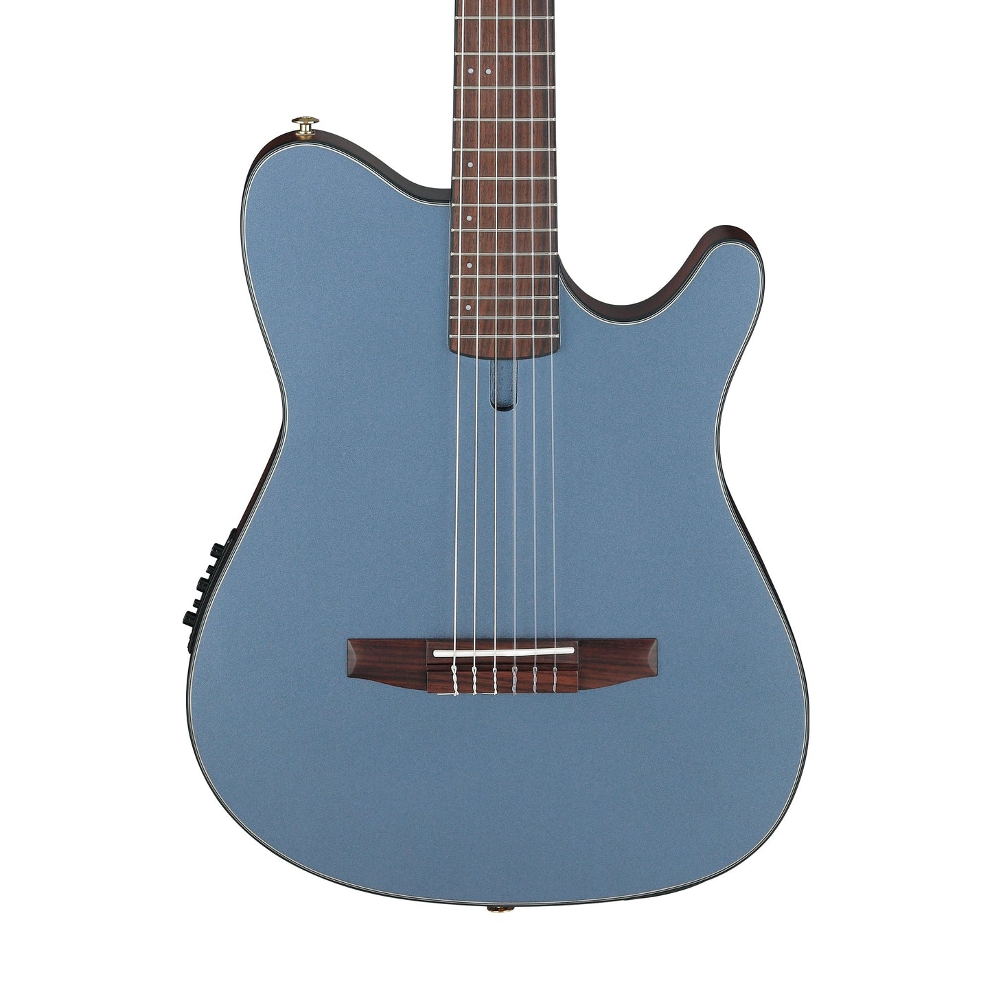 Ibanez FRH10N-IBF - Nylon Acoustic Electric Guitar | Indigo Blue Metallic Flat