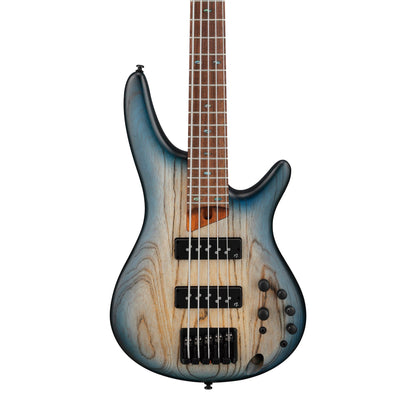 Ibanez SR605E-CTF 5-String Bass Guitar | Cosmic Blue Starburst Flat