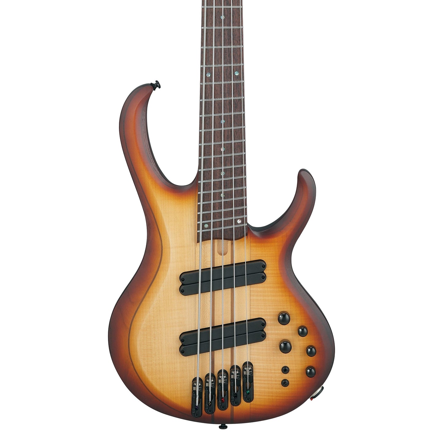 Ibanez BTB705LM-NNF 5-String Bass Guitar | Natural Browned Burst Flat