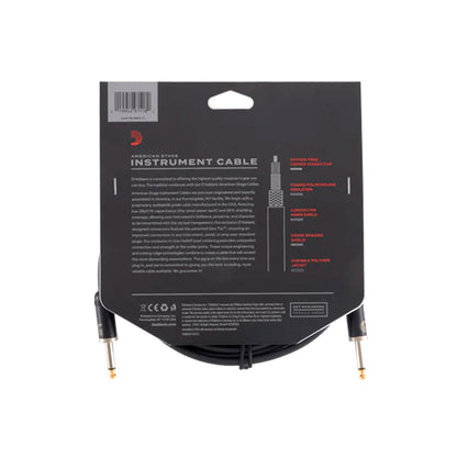 D'Addario PW-AMSG-10 American Stage Straight Instrument Cable 10ft