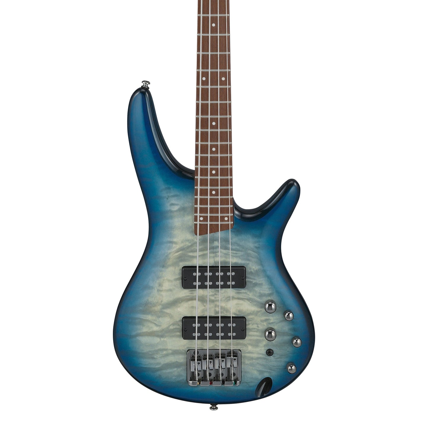 Ibanez SR400EQM-SCB – Bass Guitar | Cosmic Blue Starburst