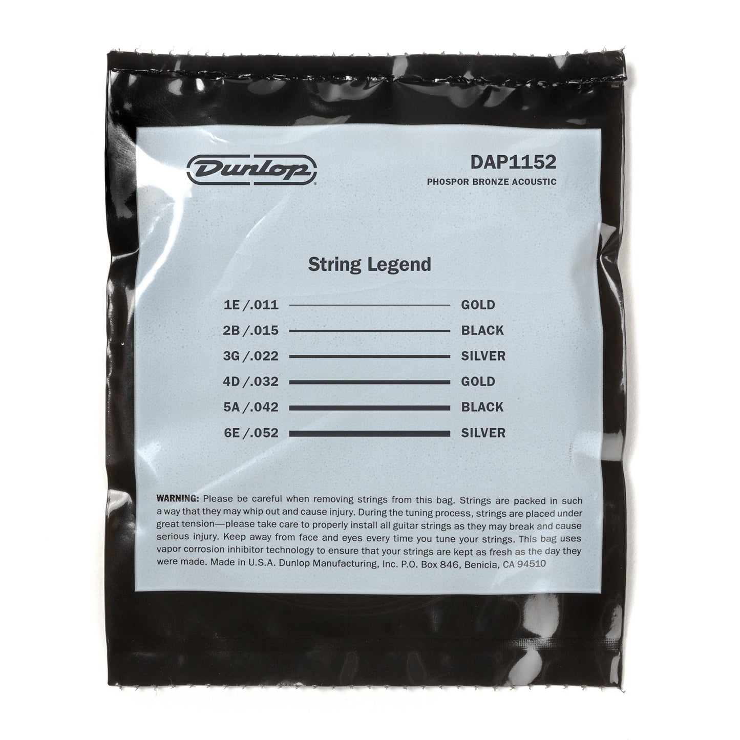 Dunlop DAP1152 Acoustic Guitar Strings 11-52