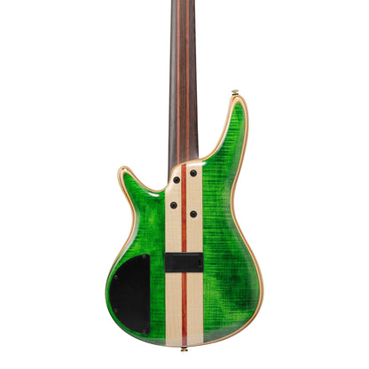 Ibanez SR5FMDX-EGL 5-String Bass Guitar | Emerald Green Low Gloss
